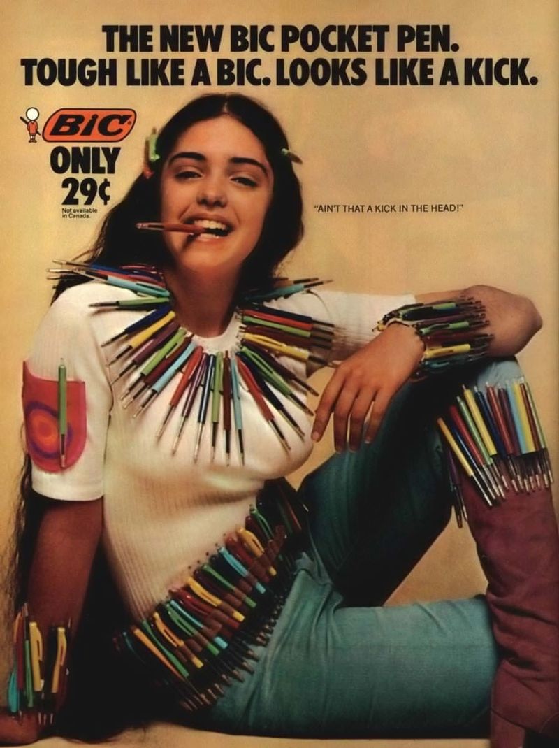 Bic Pen 'She's Got a Bic' Ad