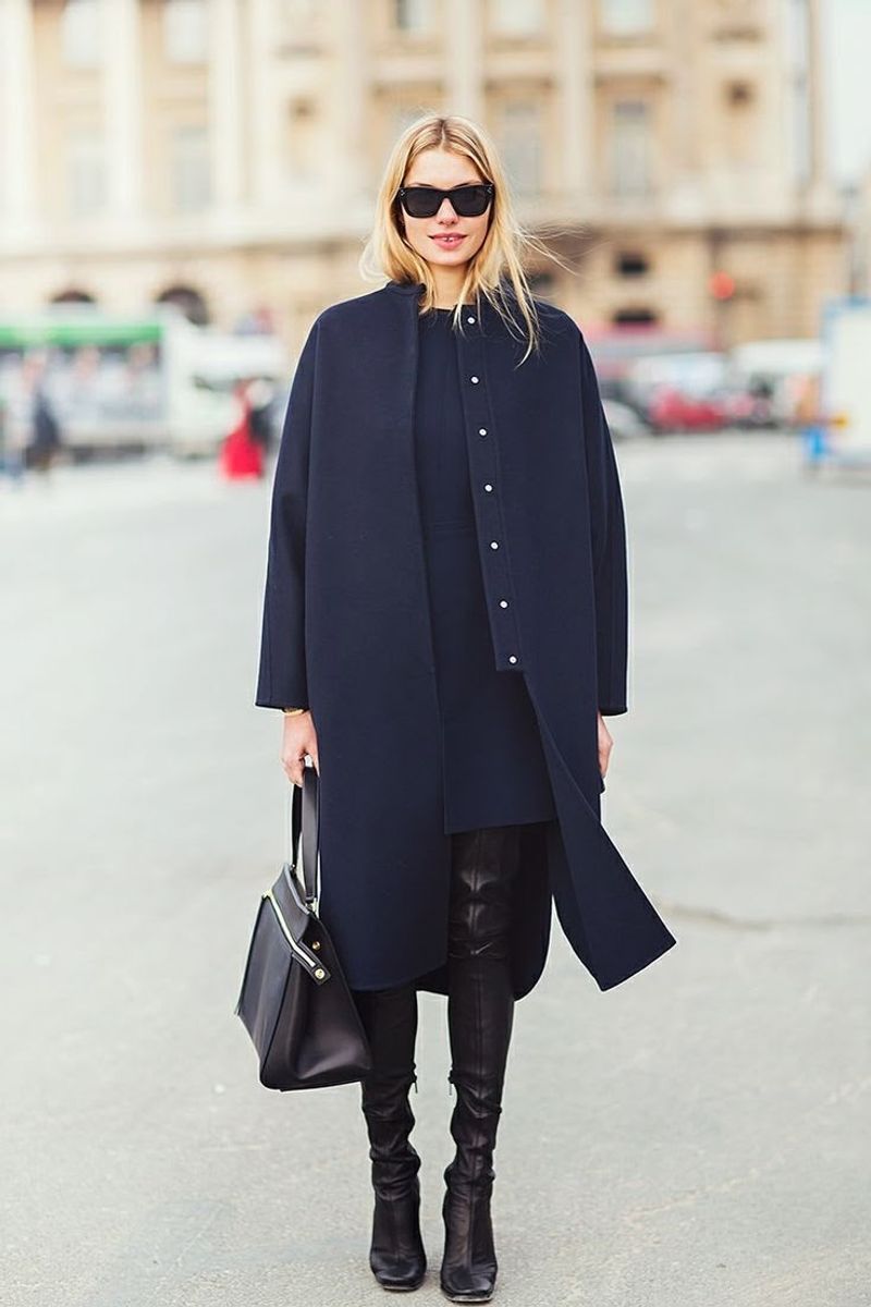 Black and Navy