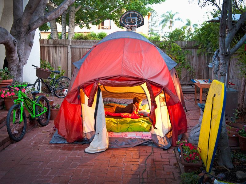 Camping in the Backyard