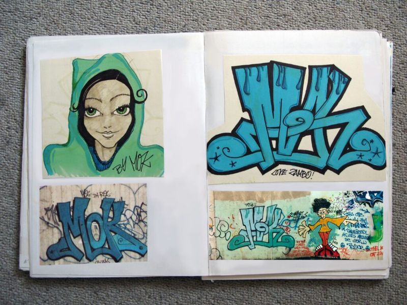Graffiti on Notebooks