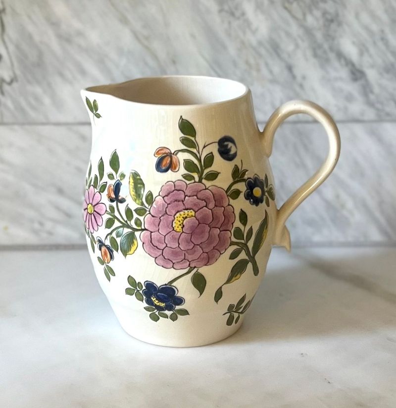 Hand-Painted Ceramic Pitcher