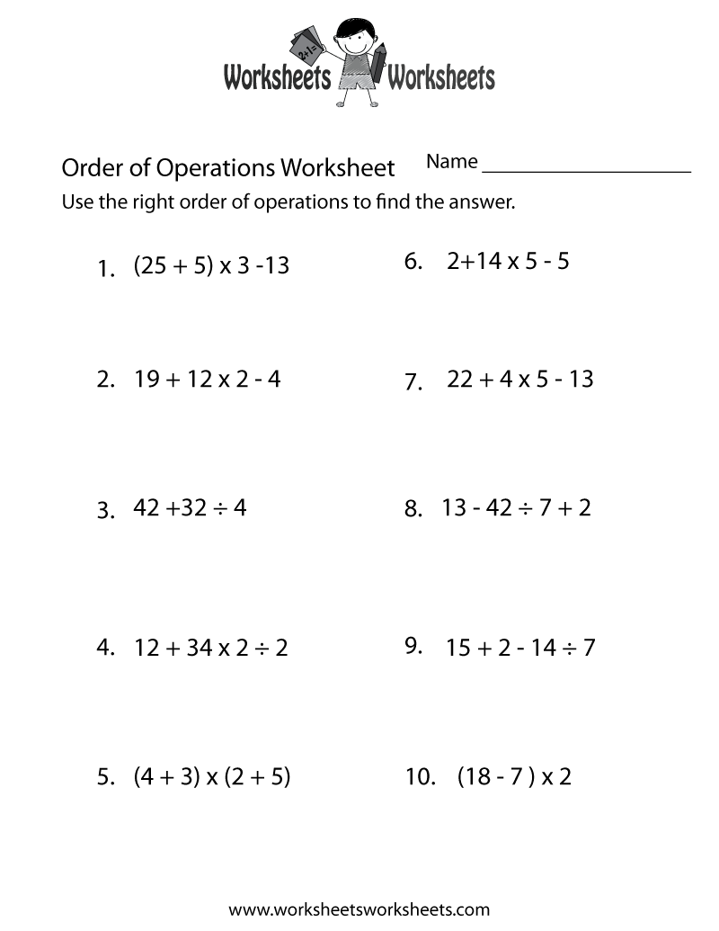 Math: Order of Operations
