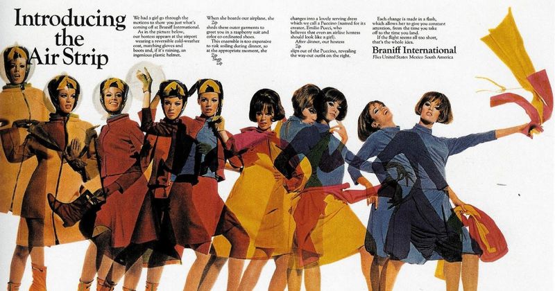 Braniff Airlines 'Air Strip' Ad
