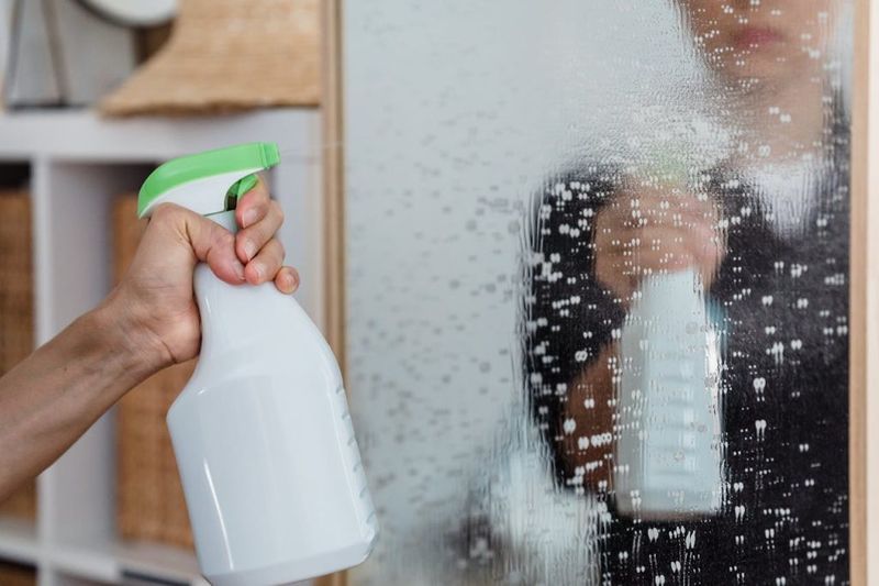 Using Harsh Cleaning Products