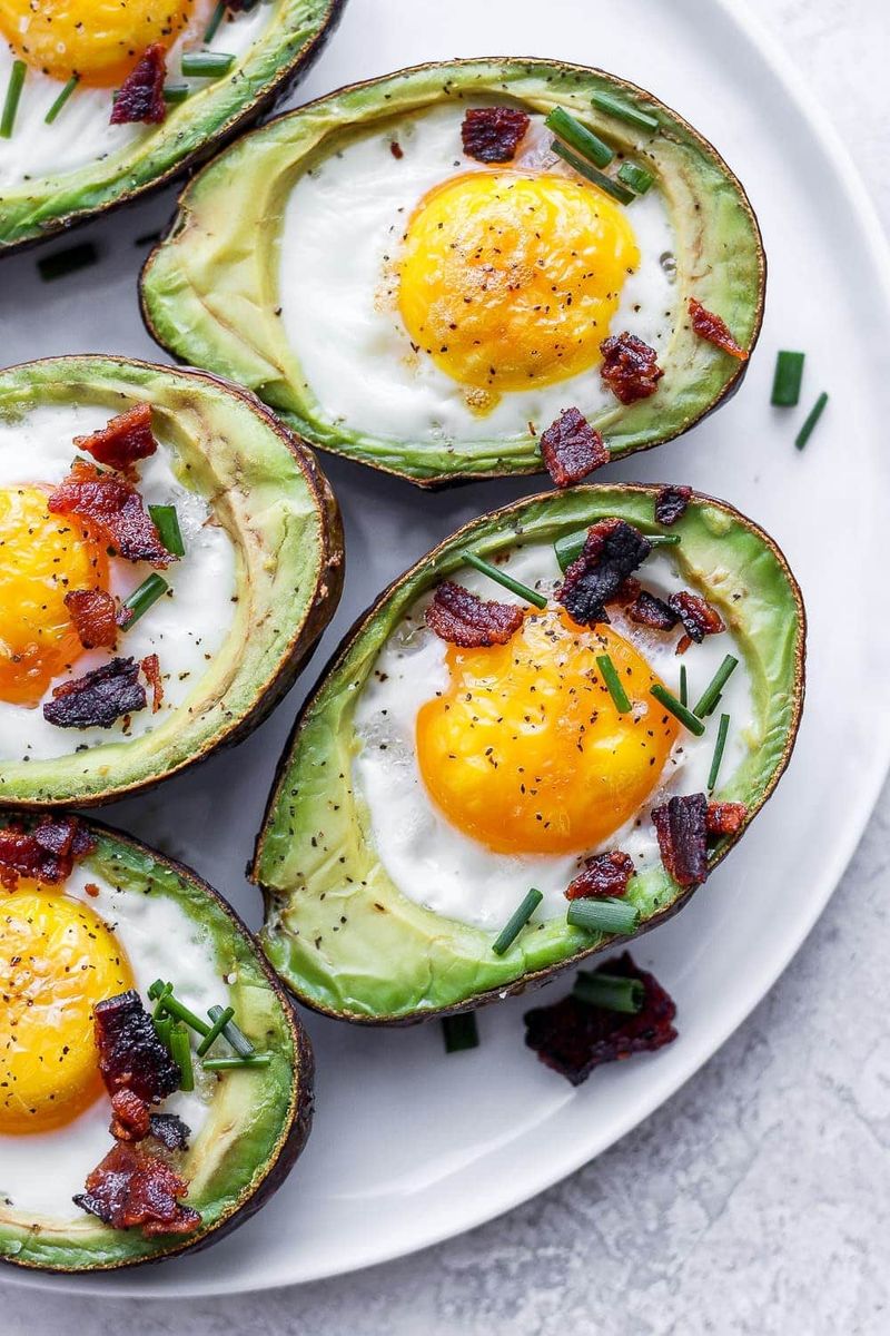Baked Avocado Eggs