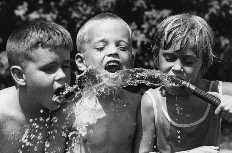 Drinking from Garden Hoses