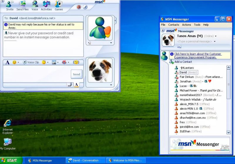 MSN Messenger Alert