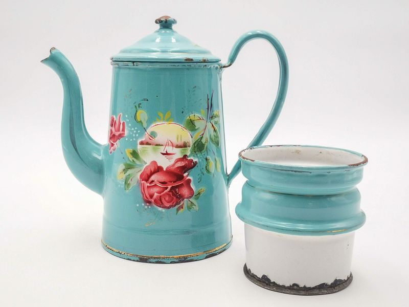 Enamel Coffee Pot