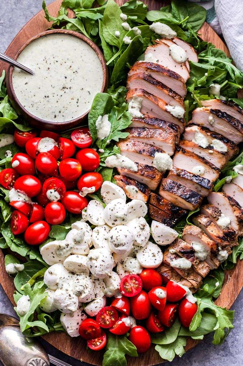 Caprese Chicken Salad