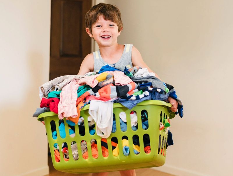 Folding Laundry