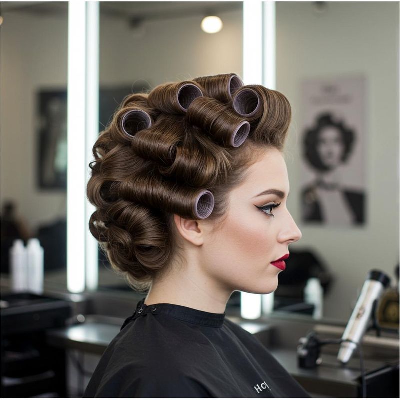 Victory Rolls Hairstyle