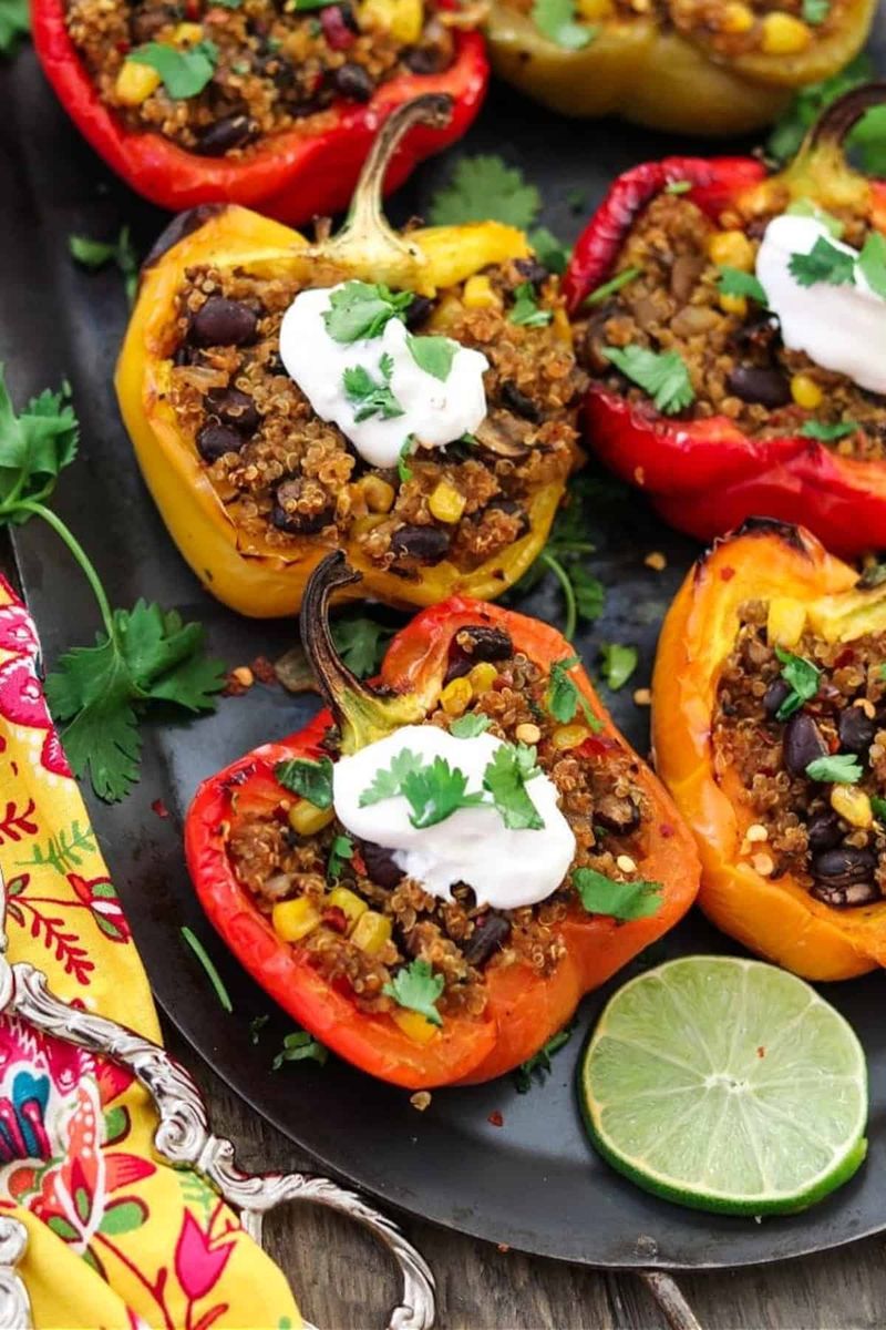 Quinoa-Stuffed Peppers