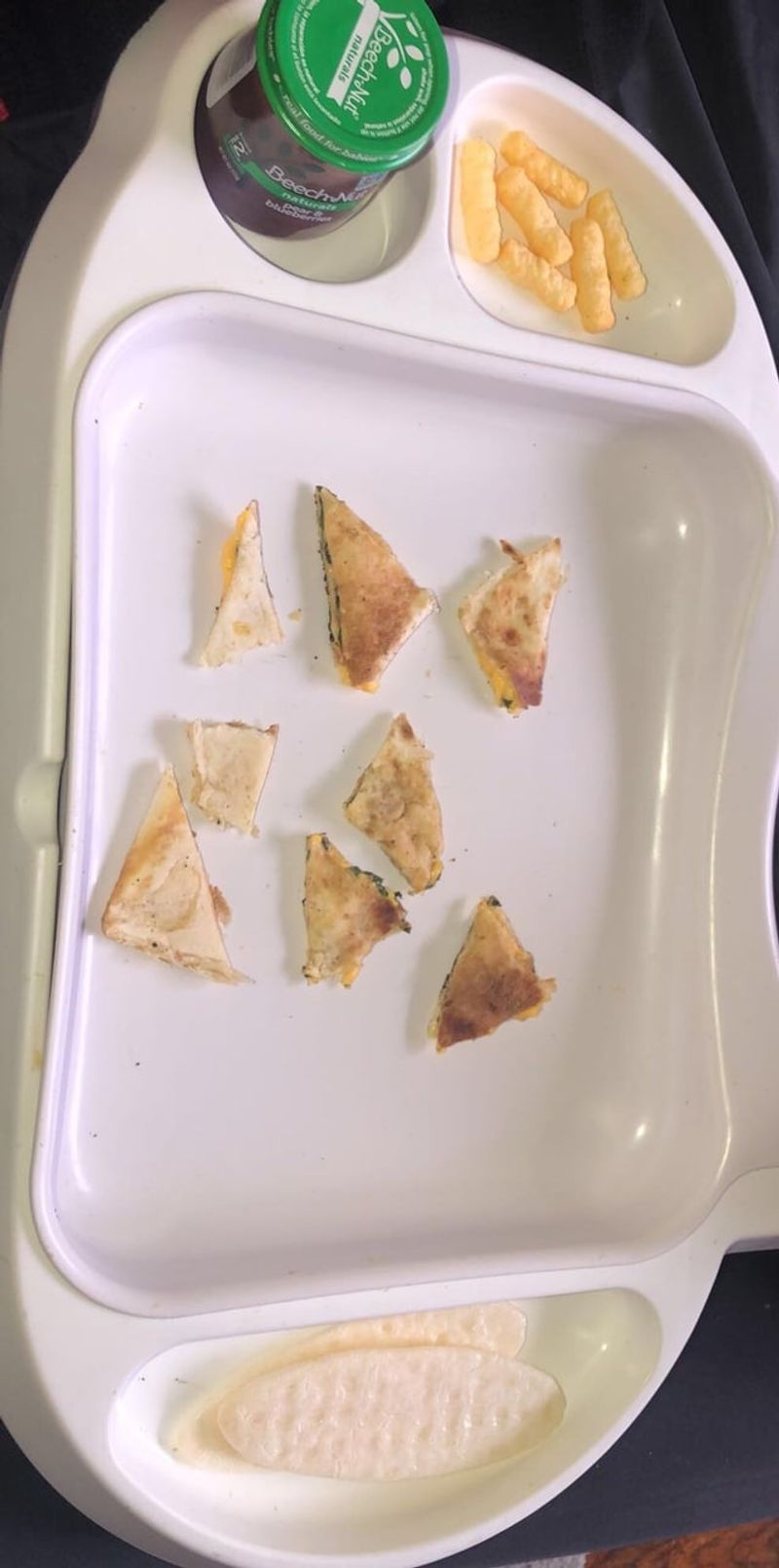 Cheesy Spinach Quesadilla