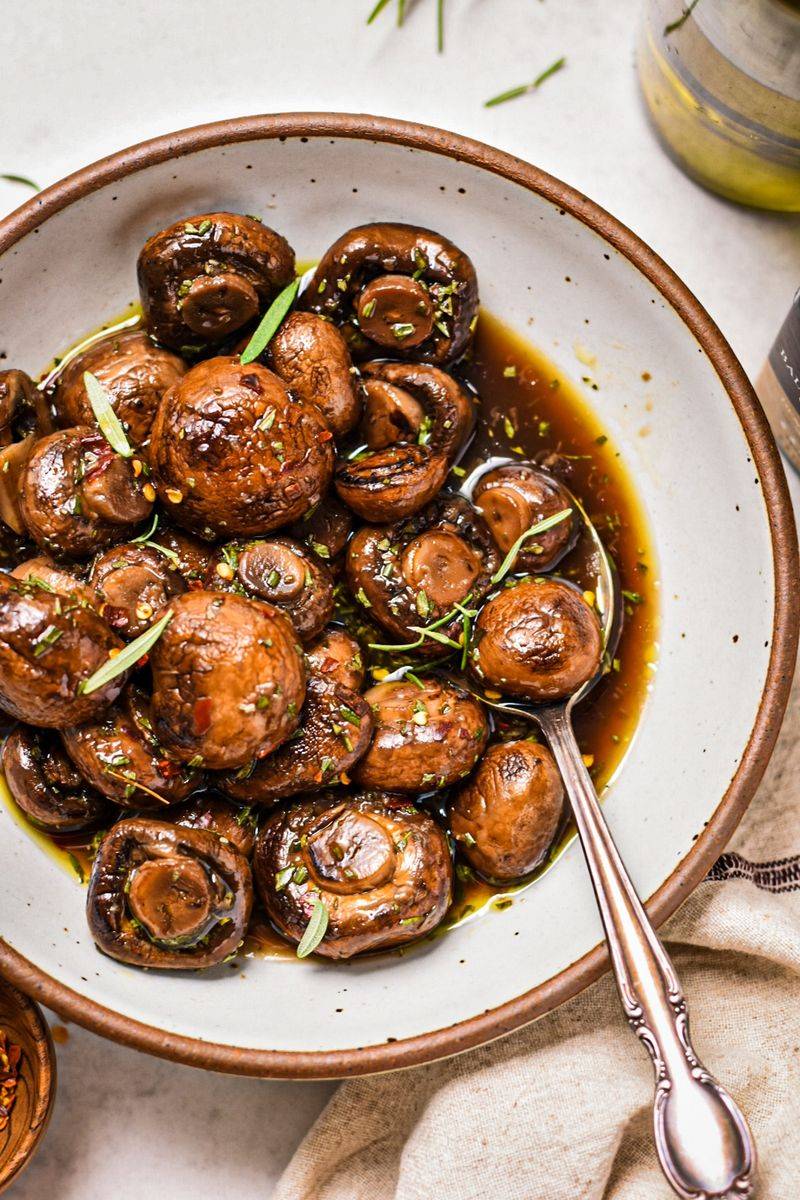 Balsamic Glazed Mushrooms