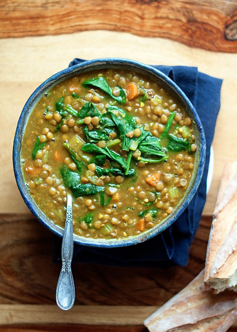 Lentil and Spinach Soup
