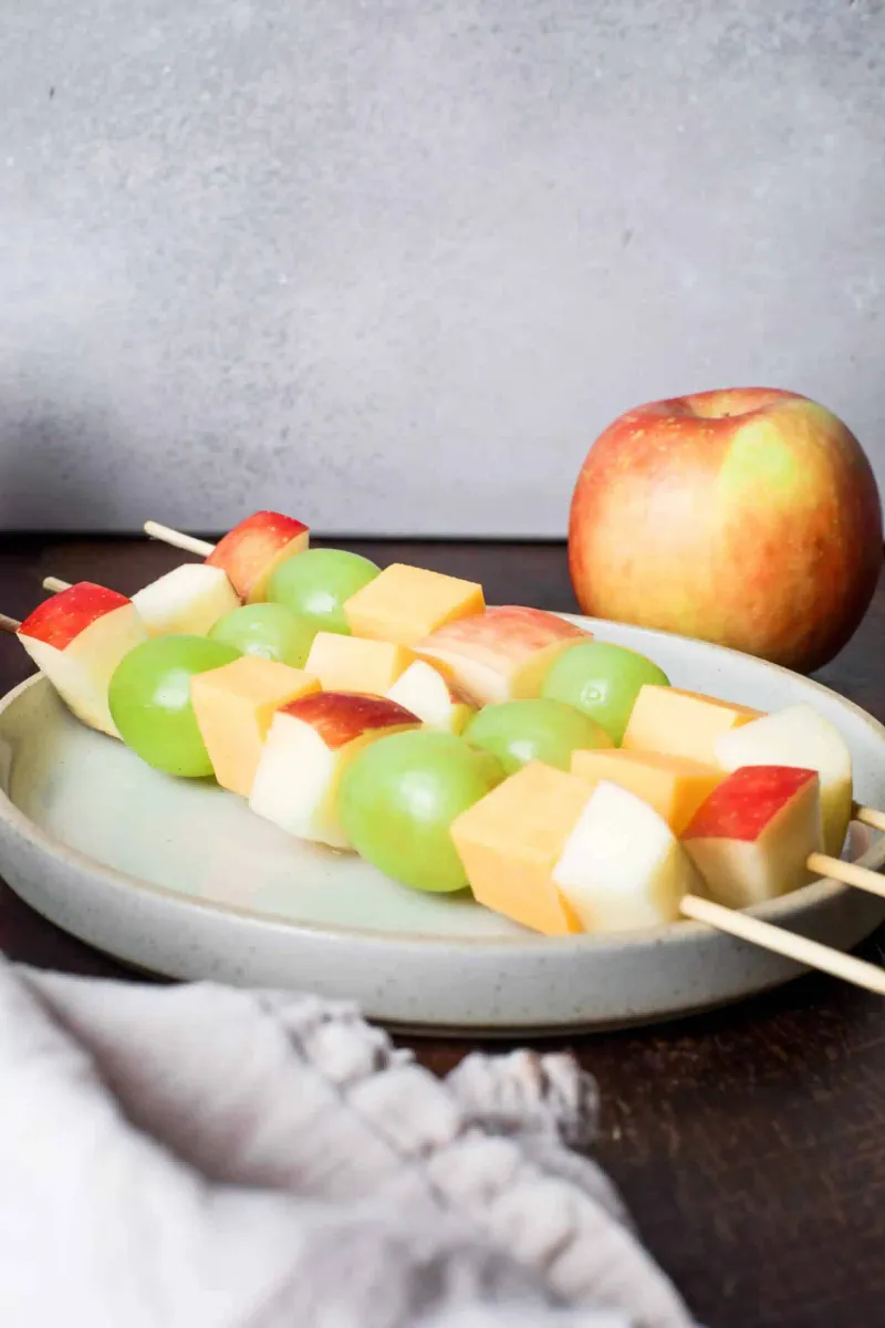 Apple and Cheese Cubes
