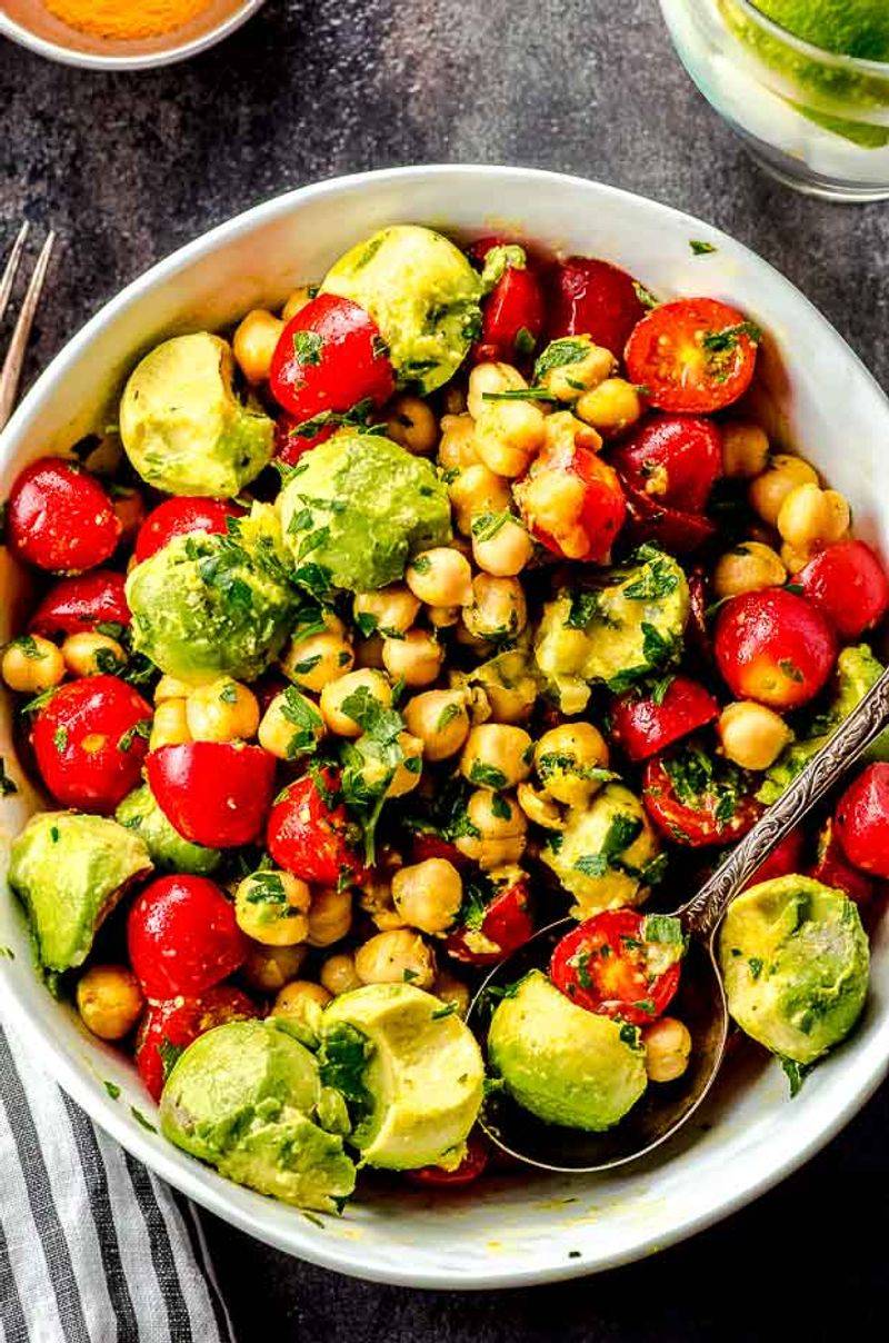 Chickpea and Avocado Salad