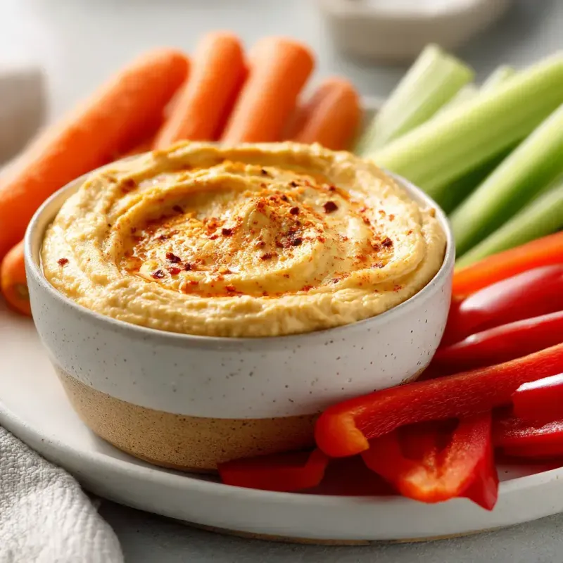 Veggie Sticks and Hummus