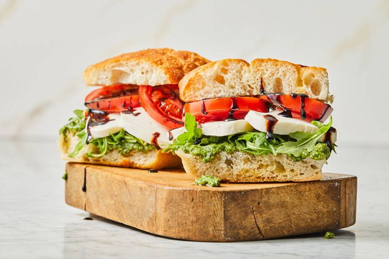 2. Tuesday: Easy Caprese Sandwich