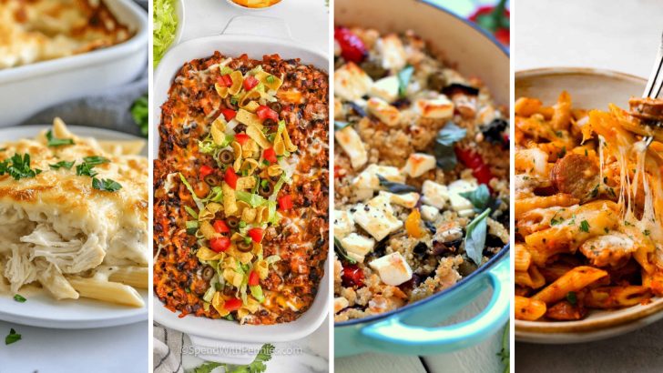 12 Easy Dump & Bake Casseroles