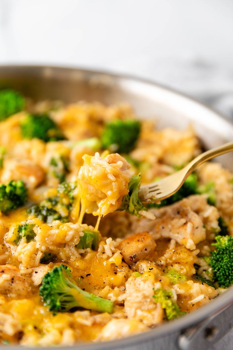 Cheesy Chicken and Rice