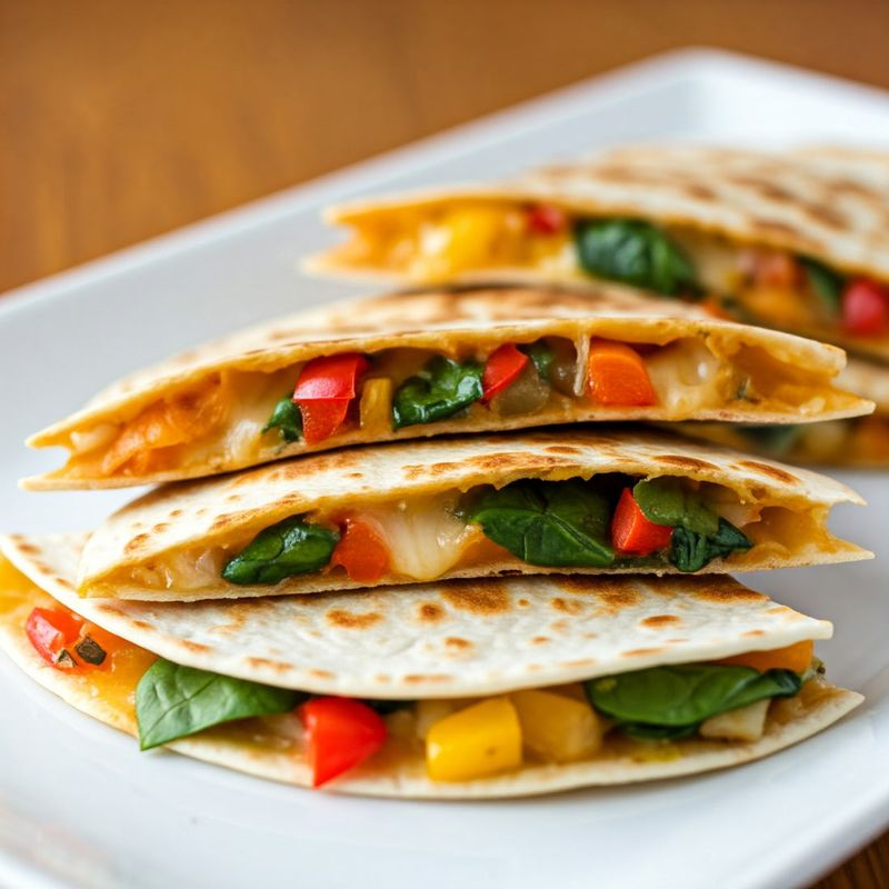 Colorful Veggie Quesadillas