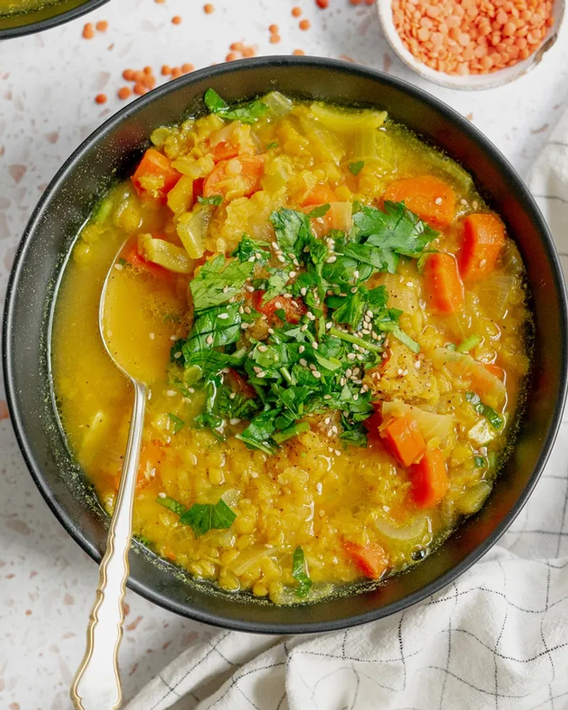 Turmeric Lentil Soup