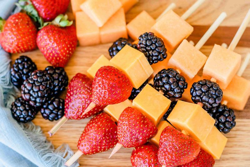 Fruit and Cheese Kabobs