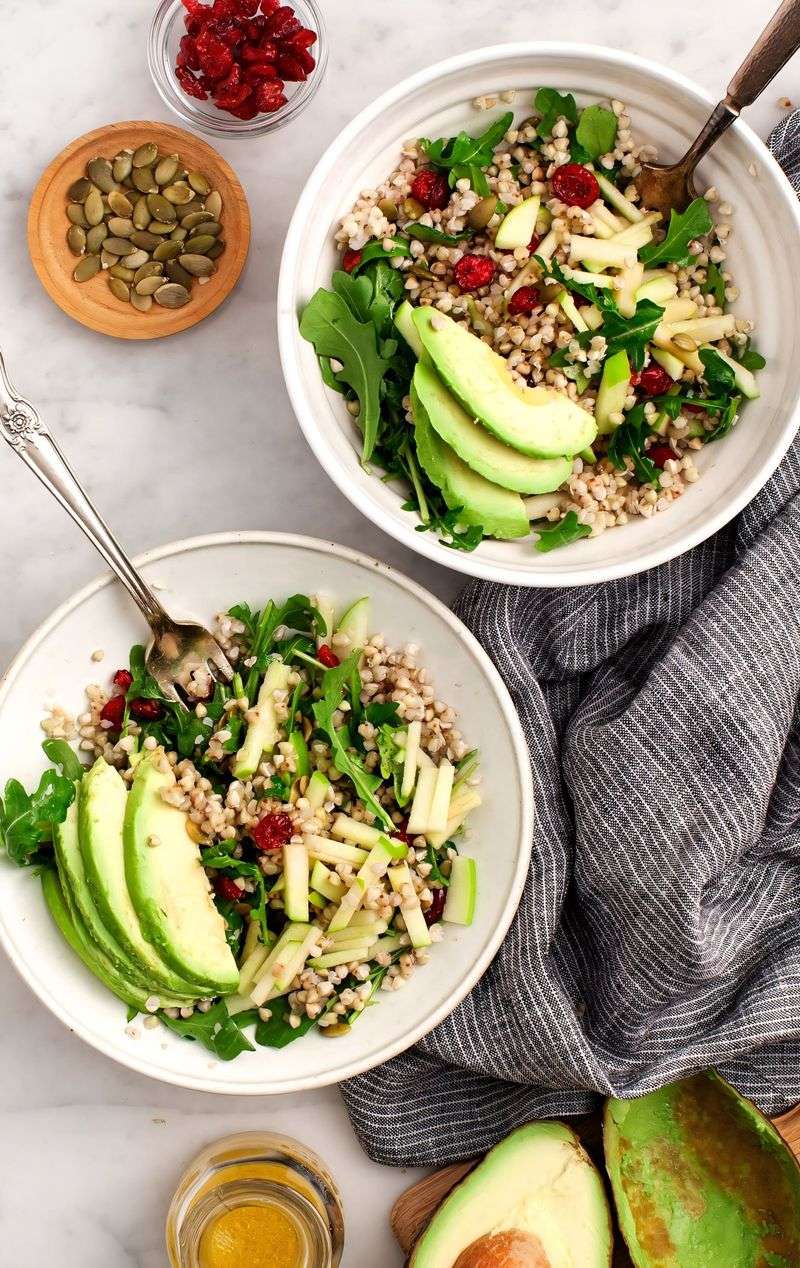 Buckwheat and Apple Salad