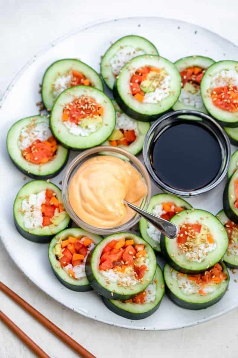 Cucumber Sushi Rolls