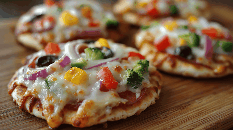 Mini Veggie Pizzas