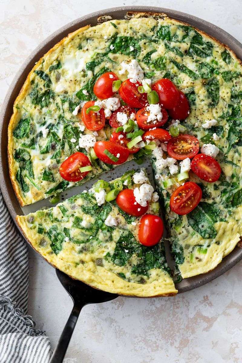 Spinach and Feta Frittata