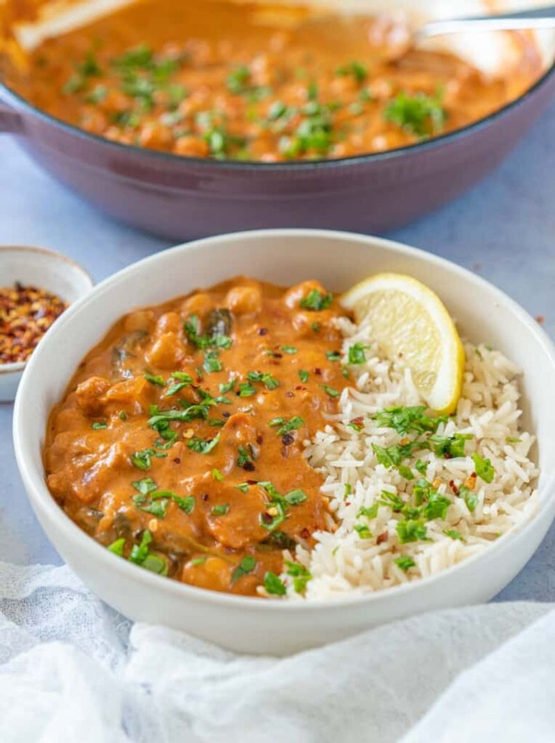 Chickpea and Spinach Curry