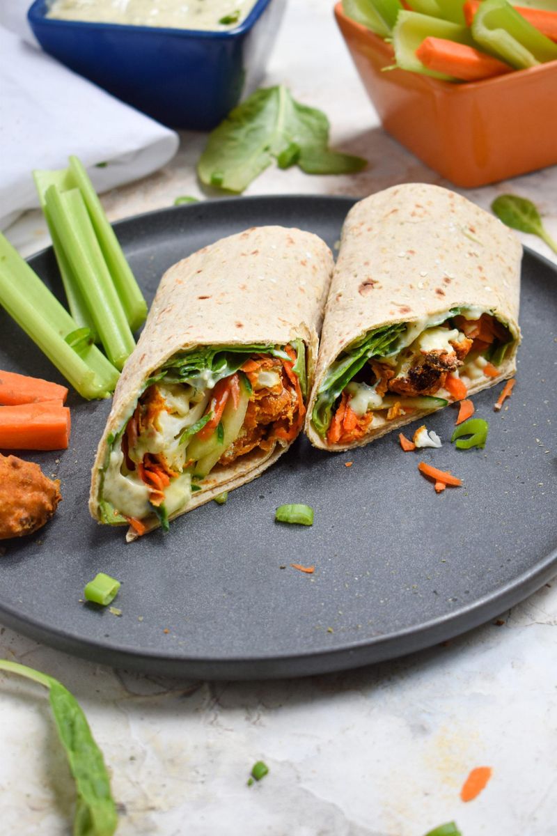 Buffalo Cauliflower Wrap