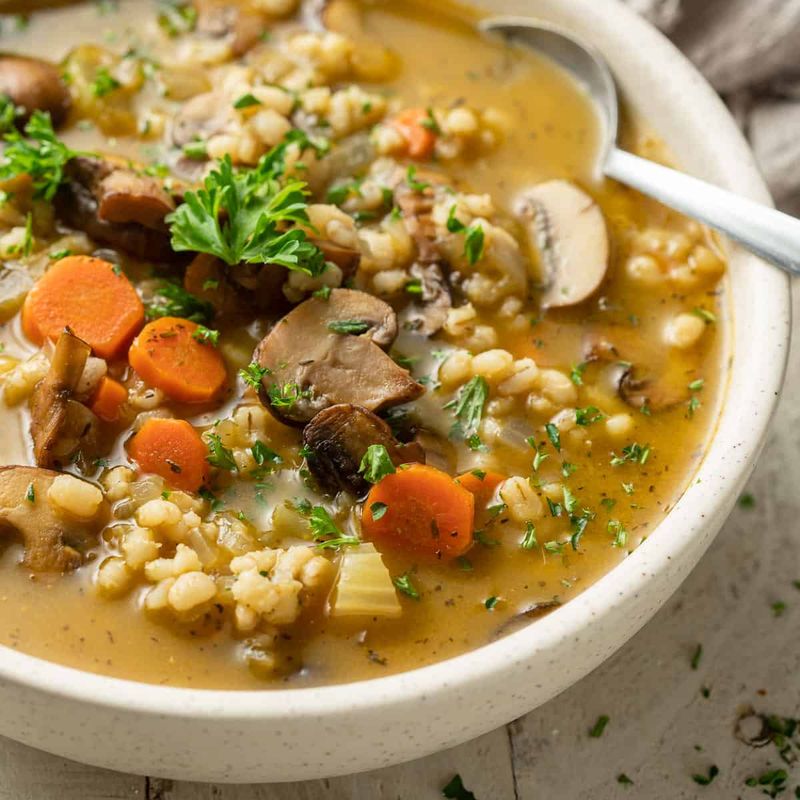 Mushroom and Barley Soup
