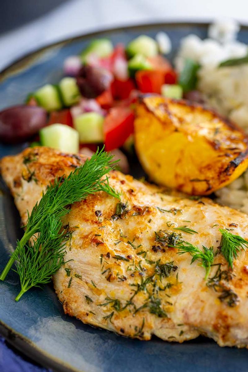 Lemon Dill Chicken Skillet