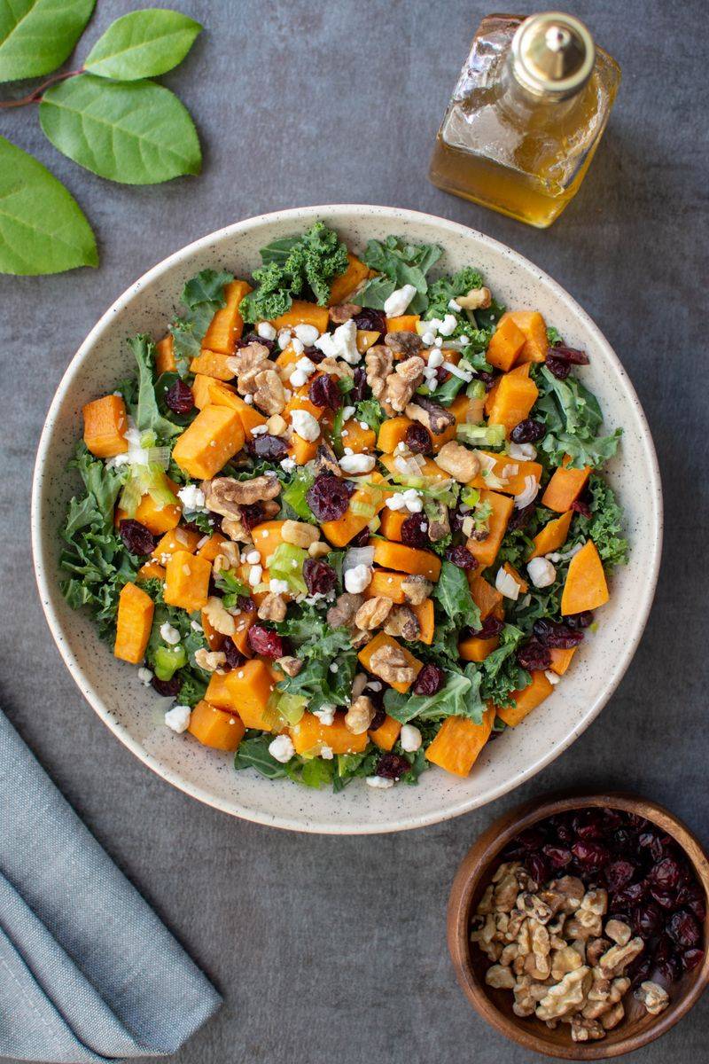 Sweet Potato and Kale Salad