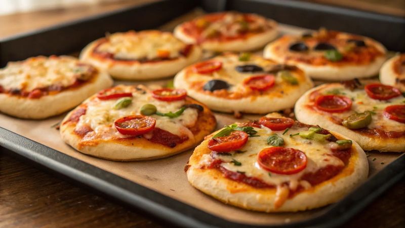 Mini Veggie Pizzas
