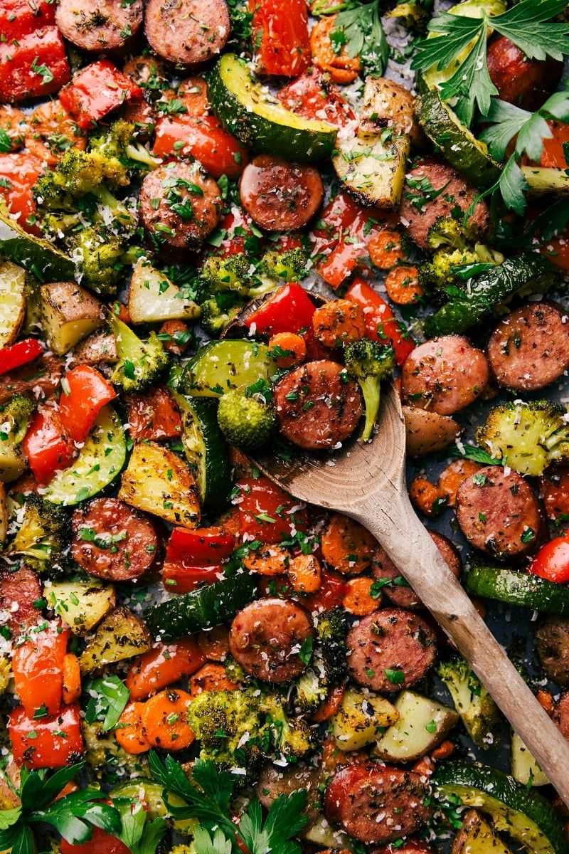 Sausage and Veggie Bake