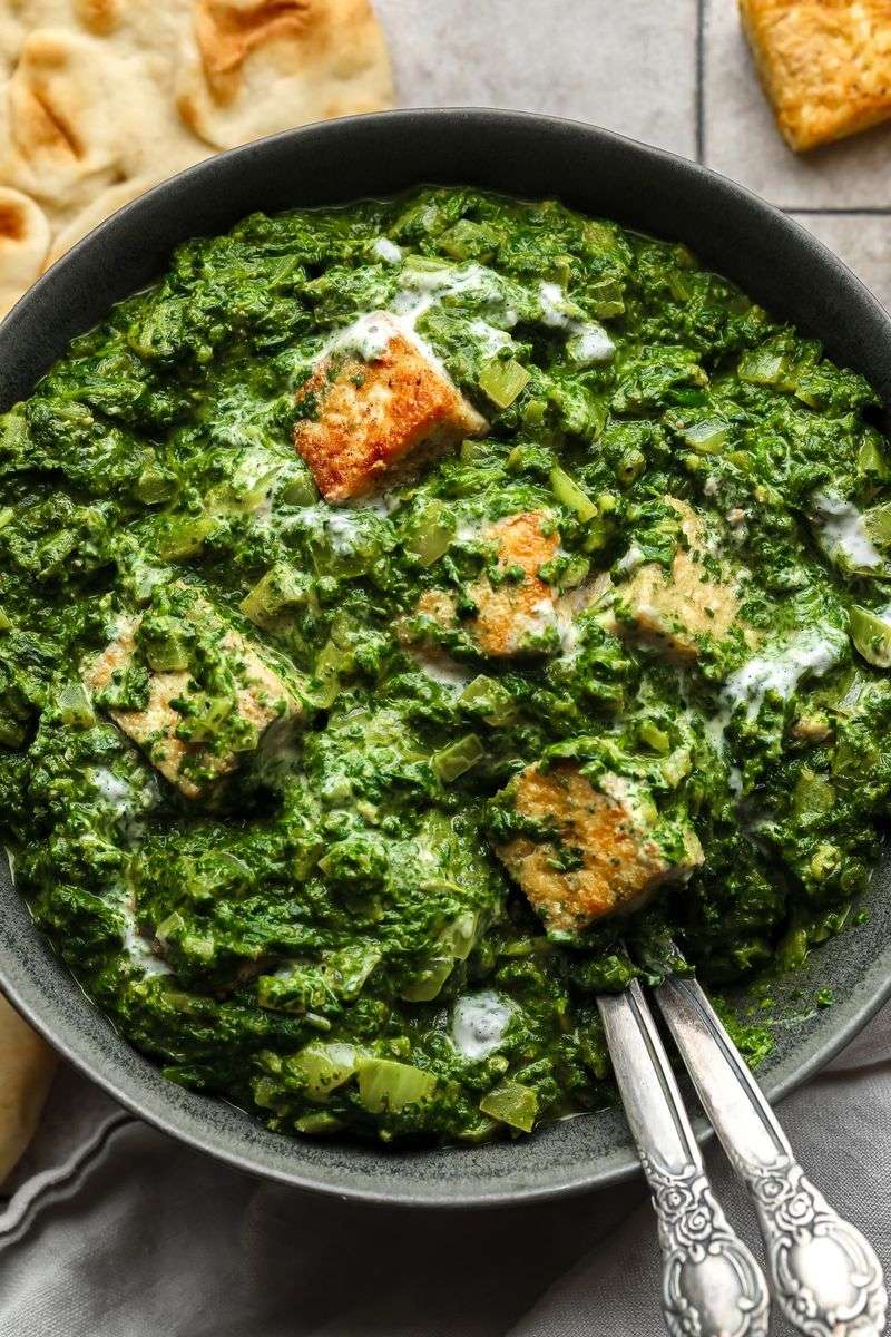 Tofu and Spinach Curry