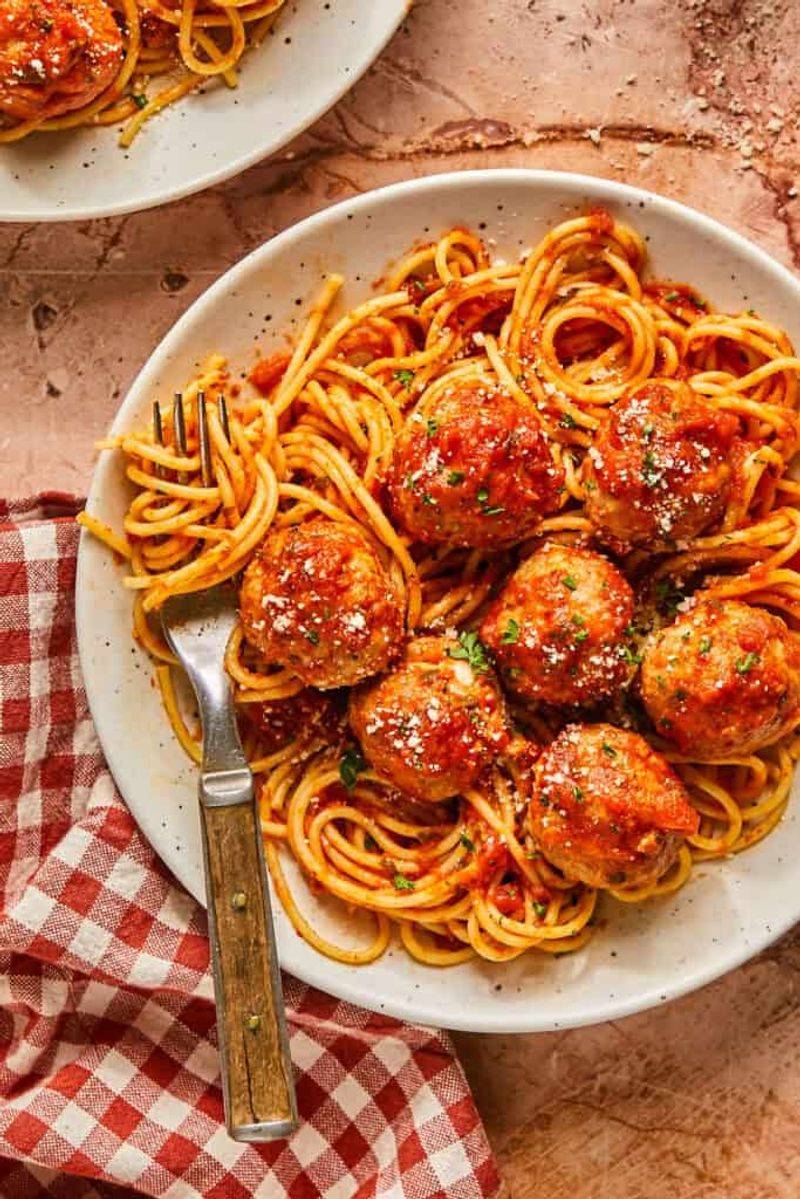 Spaghetti with Turkey Meatballs