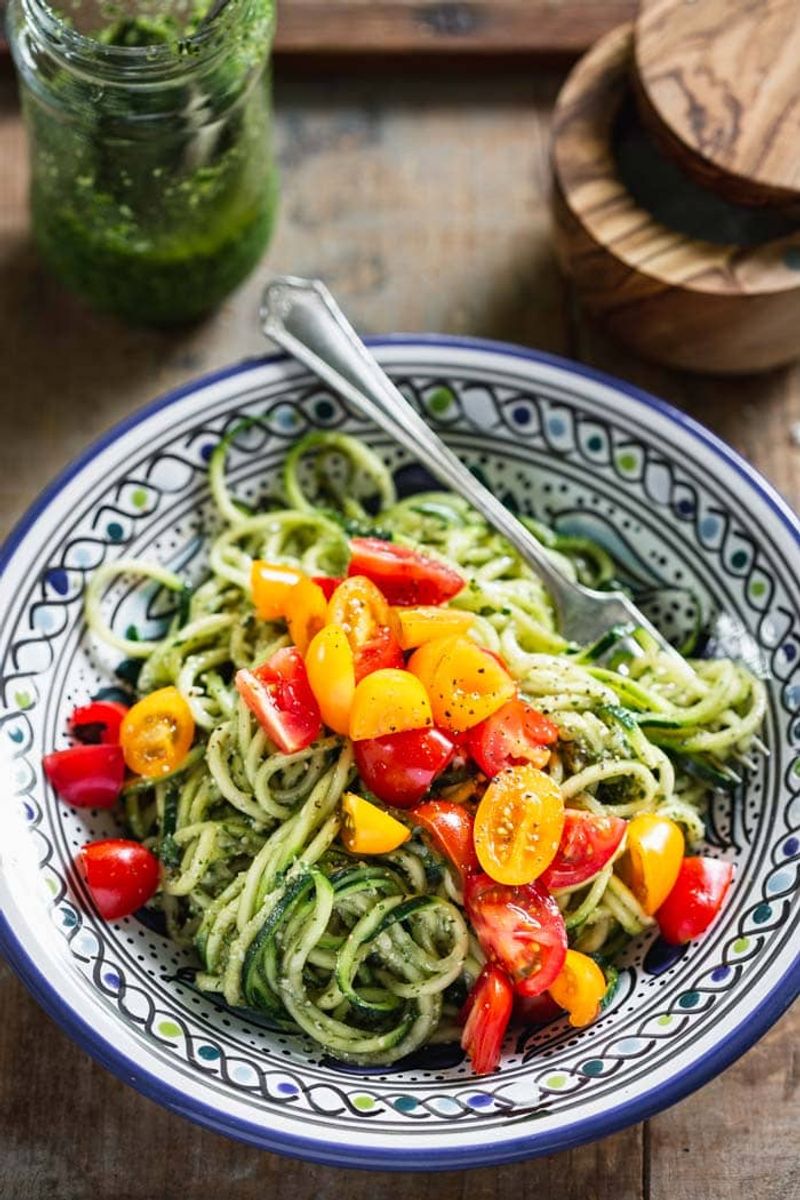 Zucchini Noodles with Pesto