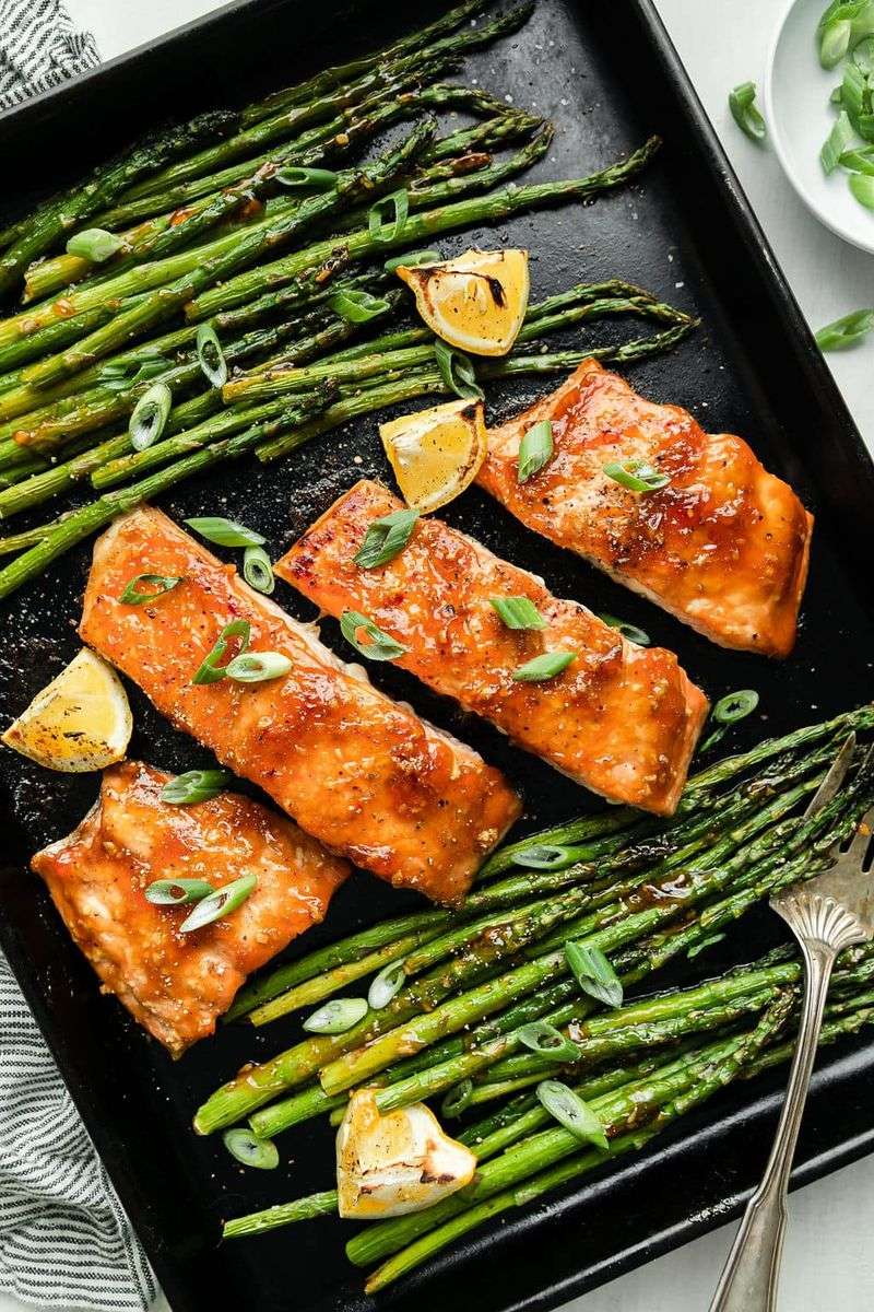 Salmon and Asparagus