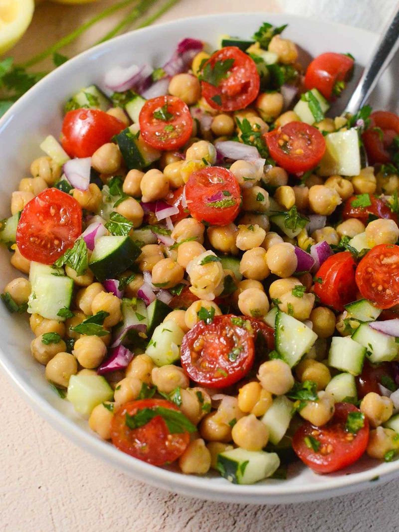 Zesty Lemon Chickpea Salad