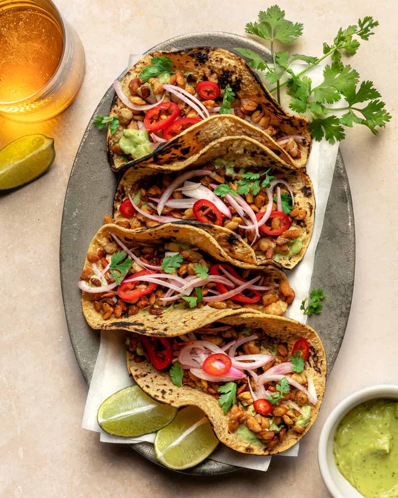 Spicy Tempeh Tacos