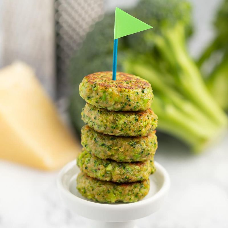 Cheesy Broccoli Bites