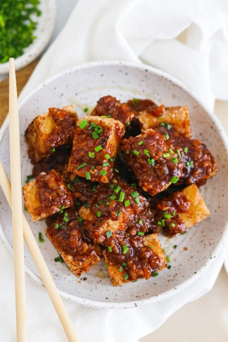 Combining Tofu and Glaze