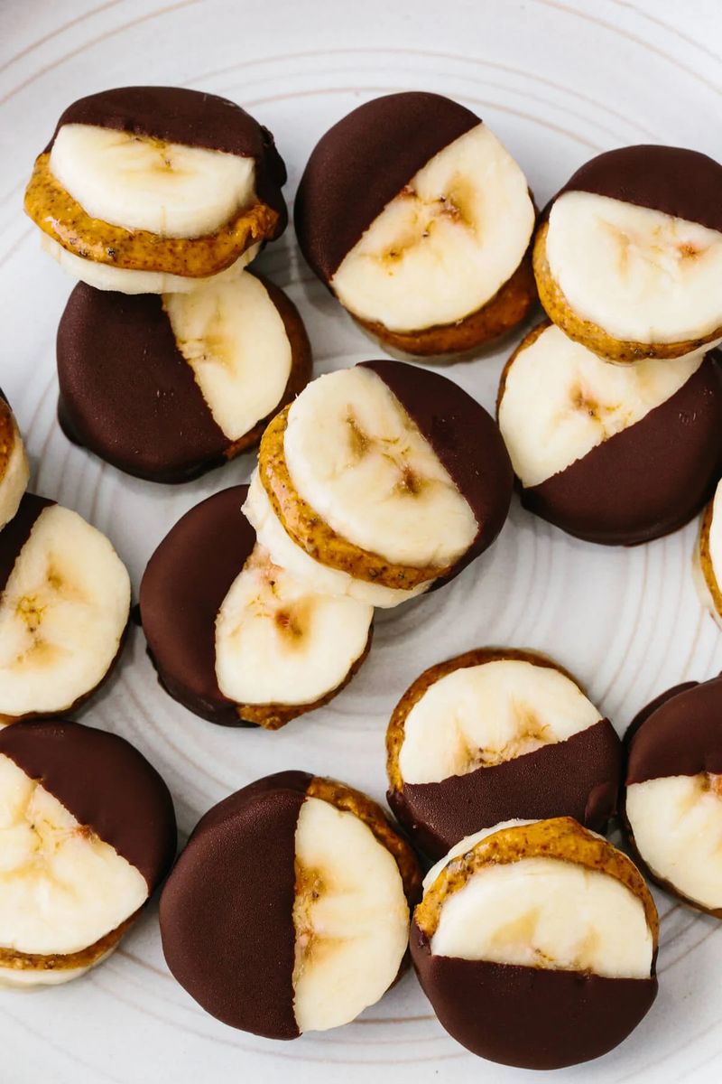 Almond Butter Banana Bites