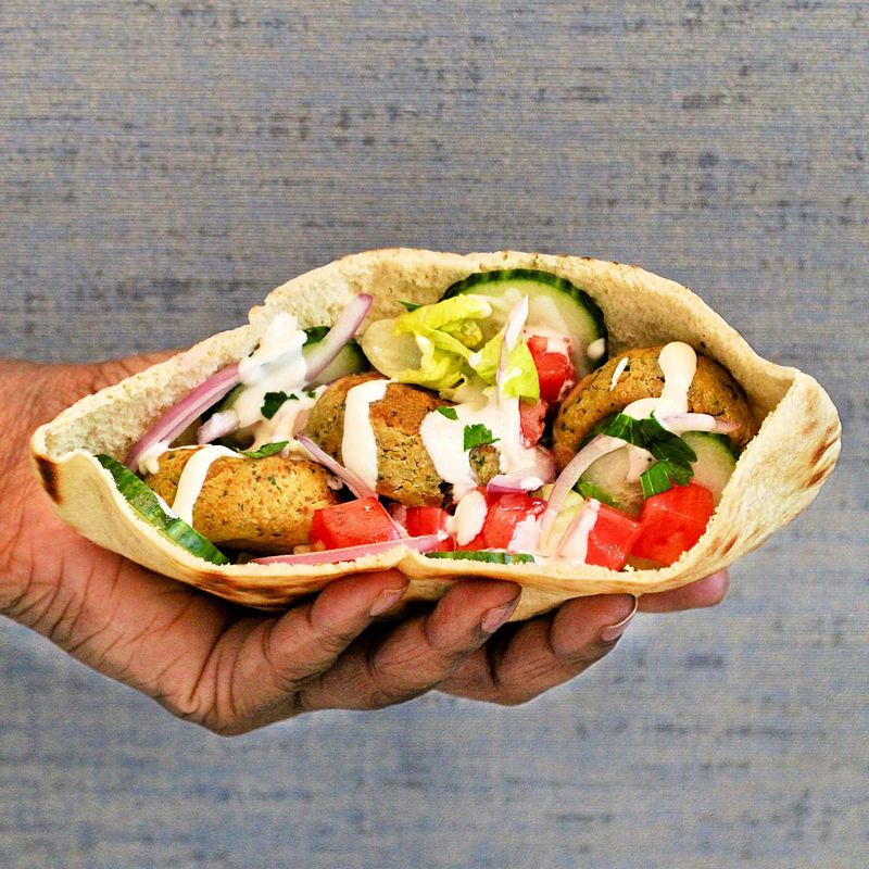 Falafel Pita Wrap