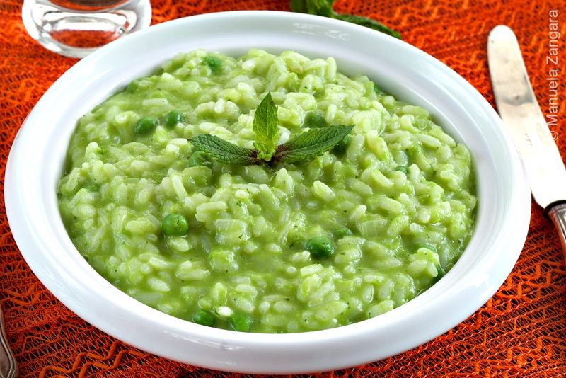 Pea and Mint Risotto
